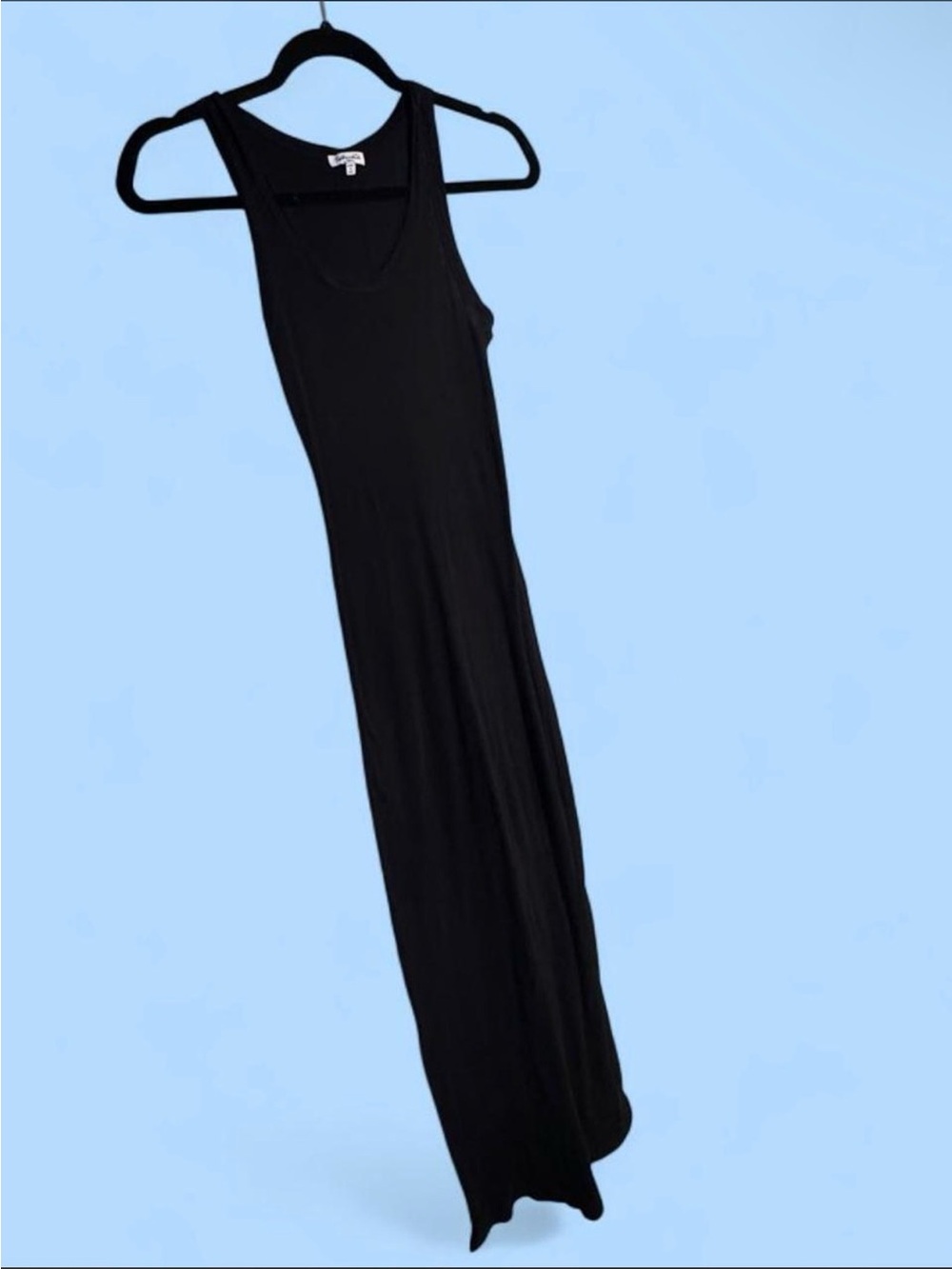 Splendid Black Sleeveless Maxi Dress